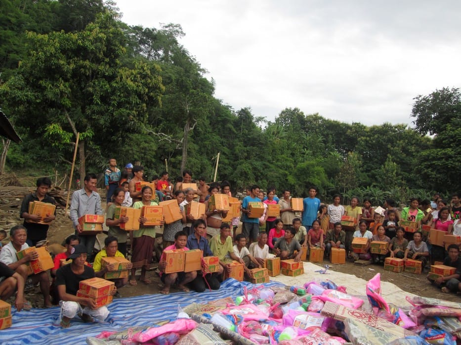 charity to Laos villagers